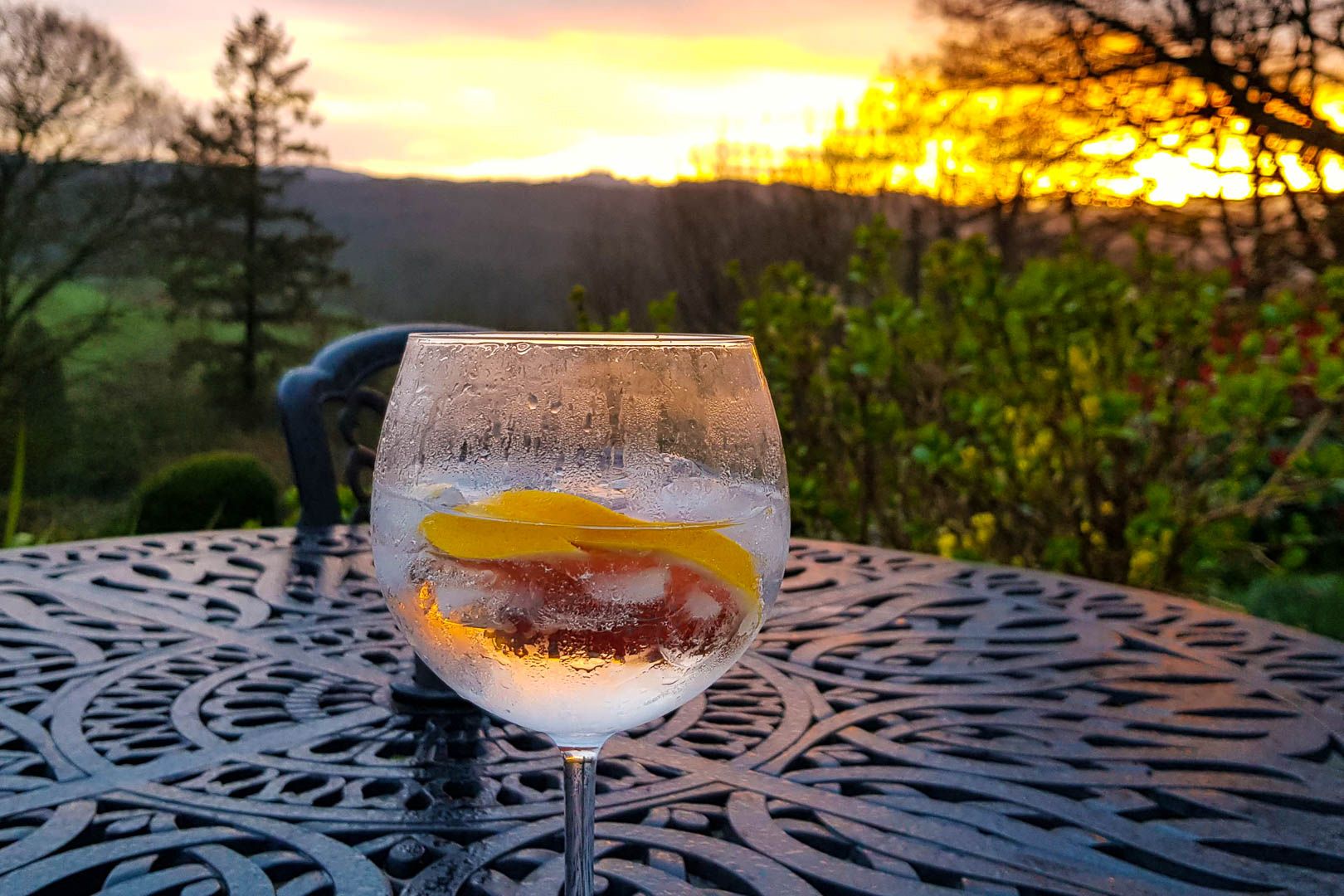 Time to relax watching the sunset